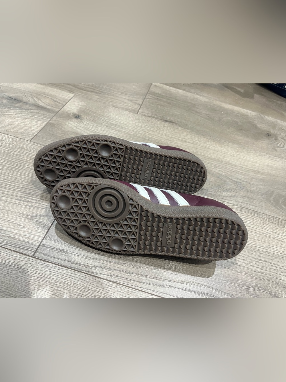 Aritzia Adidas Maroon Sambas - Picture 3 of 4
